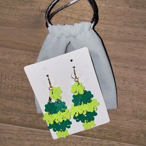 St Patrick’s Day Shamrock earrings